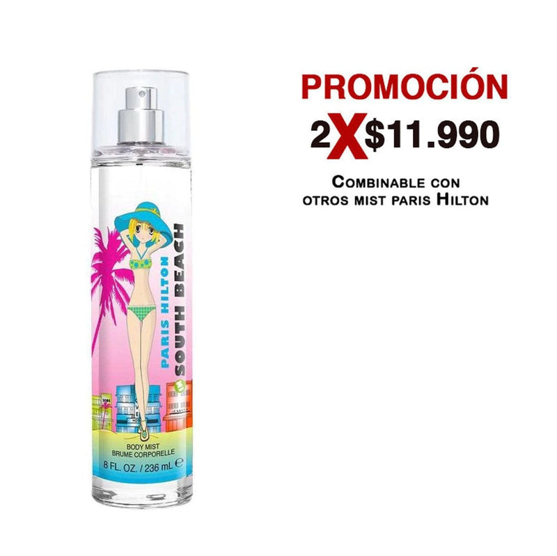 Passport South Beach Paris Hilton Body Mist 236ml Mujer